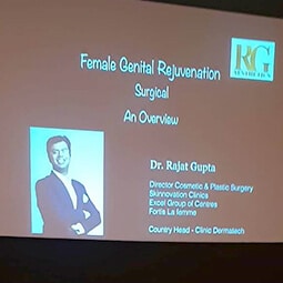 Invited Faculty Talk on Female Genital Cosmetic Surgeries 2018 - Dr Rajat Gupta