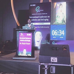 One workshop at Esthetic Express 2018 - Dr Rajat Gupta