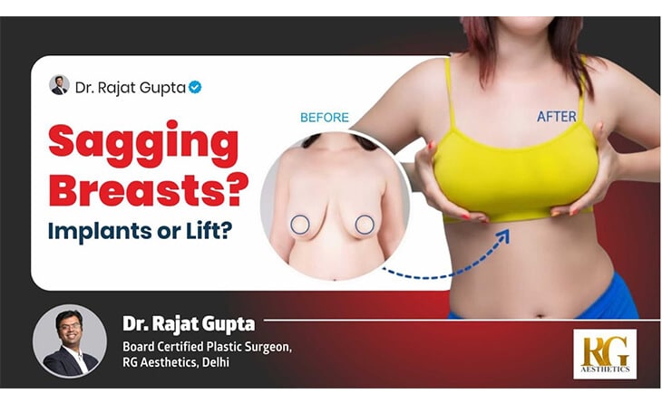 Sagging Breasts - Top-Rated Surgeons for Breast Lift Surgery in Mumbai - Dr Rajat Gupta