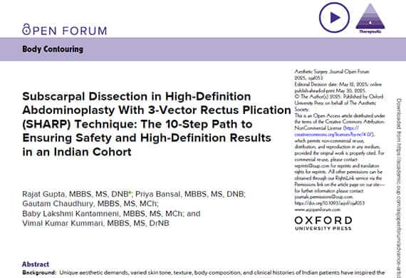 Subscarpal-Dissection-in-High-Definition-Abdominoplasty-With-3-Vector-Rectus-Plication-(SHARP)-Technique